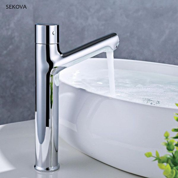 bathroom sink faucets tall style washbasin faucet chrome plated brass and cold mixer rotation handle deck mounted water tap
bathroom sink faucets tall style washbasin faucet chrome plated brass and cold mixer rotation handle deck mounted water tap