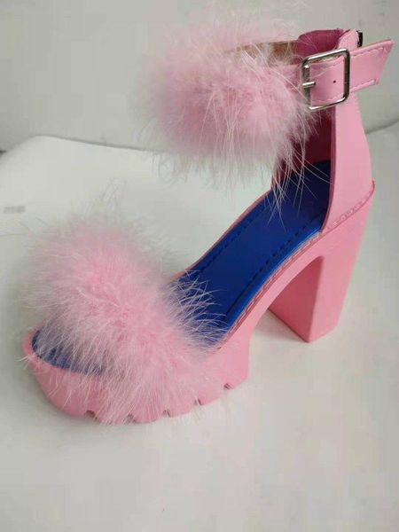 dress shoes 2021 women's sandals black red pink ladies stripper large size fur summer heavy soled 8cm high
dress shoes 2021 women's sandals black red pink ladies stripper large size fur summer heavy soled 8cm high
