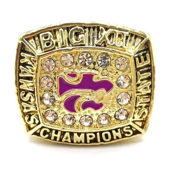 2003 k-state big12 football champs sproles championship ring- 865champion memorial collection, Silver
2003 k-state big12 football champs sproles championship ring- 865champion memorial collection, Silver