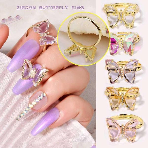 1pcs shiny crystal butterfly alloy ring 3d nail art rhinestone decorations luxury diamond glass manicure design accessories1, Silver;gold
1pcs shiny crystal butterfly alloy ring 3d nail art rhinestone decorations luxury diamond glass manicure design accessories1, Silver;gold