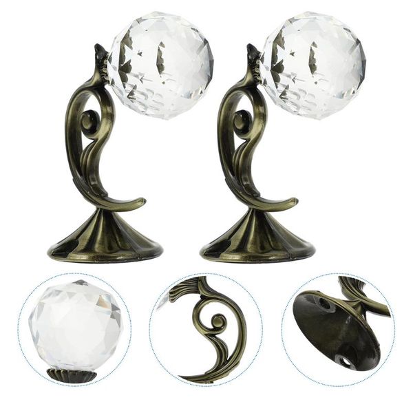 other home decor 2pcs delicate crystal curtain hooks pretty tiebacks unique