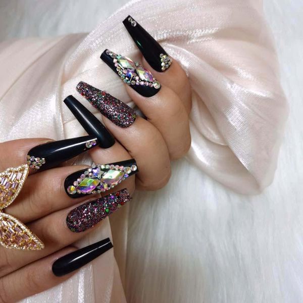false nails 24pcs design luxury jewelry long ballet coffin fake crystal diamond high-end black, Red;gold
false nails 24pcs design luxury jewelry long ballet coffin fake crystal diamond high-end black, Red;gold