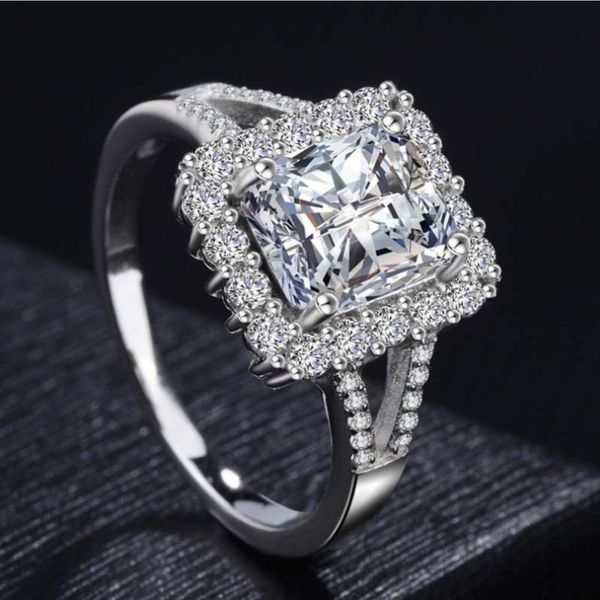 wedding rings luxury jewelry 925 sterling silver princess cut 5a cubic zirconia pave cz eternity women engagement band ring for lovers, Slivery;golden
wedding rings luxury jewelry 925 sterling silver princess cut 5a cubic zirconia pave cz eternity women engagement band ring for lovers, Slivery;golden