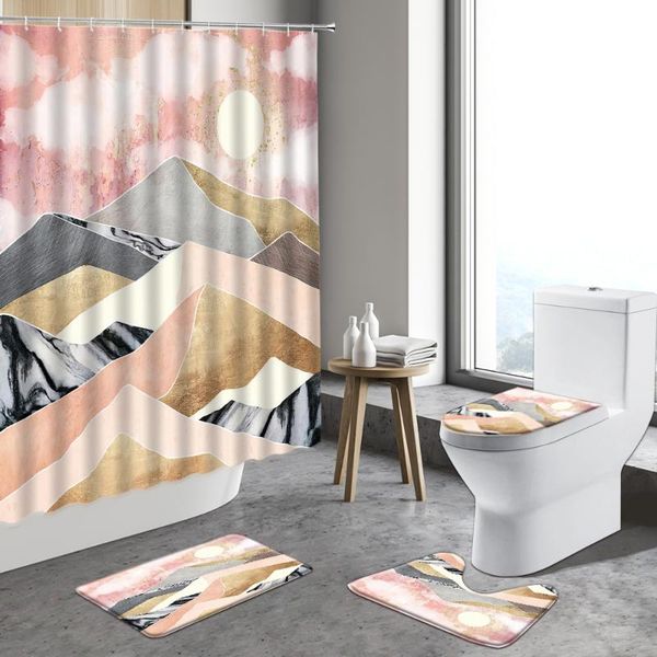 shower curtains ink painting color mountain pink art home decor bathroom sets non-slip rug toilet lid cover bath mats carpet pad
shower curtains ink painting color mountain pink art home decor bathroom sets non-slip rug toilet lid cover bath mats carpet pad