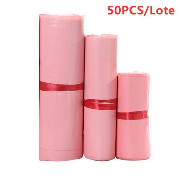 50pcs/lots pink thick waterproof courier bag storage pe postal envelope plastic packaging 10 sizes bags
50pcs/lots pink thick waterproof courier bag storage pe postal envelope plastic packaging 10 sizes bags