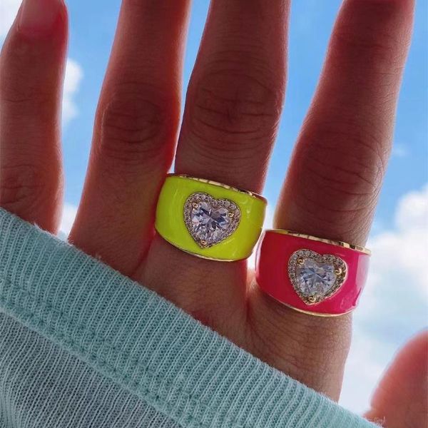 wedding rings kkbead cz cubic zirconia ring for women heart anillos wholesale neon enamel finger jewelry micro pave, Slivery;golden
wedding rings kkbead cz cubic zirconia ring for women heart anillos wholesale neon enamel finger jewelry micro pave, Slivery;golden