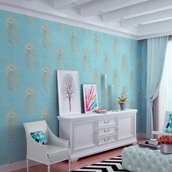 shuhiko embroidery wallpaper continental 3d drilling non - woven peacock blue feather bedroom living room tv background wal wallpapers
shuhiko embroidery wallpaper continental 3d drilling non - woven peacock blue feather bedroom living room tv background wal wallpapers