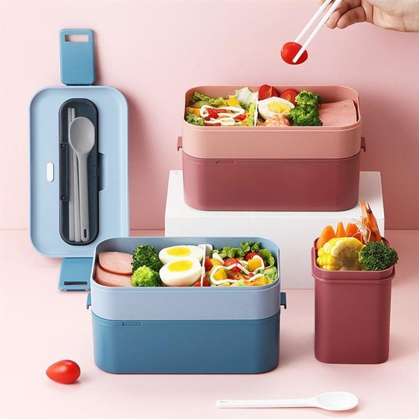 dinnerware sets bento box double-layer microwave oven heating compartment partition rectangular plastic lunch set
dinnerware sets bento box double-layer microwave oven heating compartment partition rectangular plastic lunch set