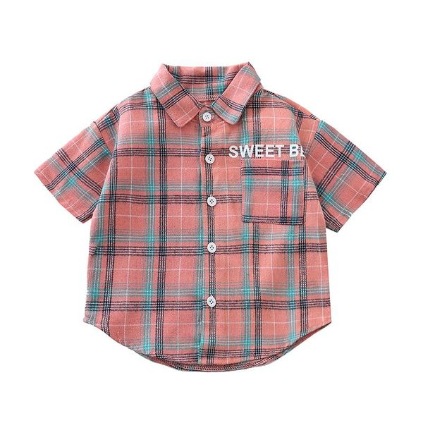 kids boys girls plaid shirts children kid short sleeve buttons pocket shirt cartoon back collar casual blouses, White;black
kids boys girls plaid shirts children kid short sleeve buttons pocket shirt cartoon back collar casual blouses, White;black