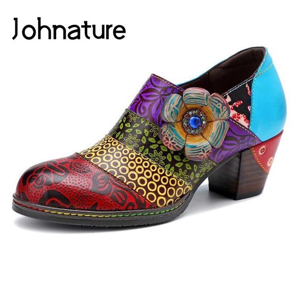 dress shoes johnature pumps women 2021 spring ethnic high heels mixed colors genuine leather zip sewing round toe ladies, Black
dress shoes johnature pumps women 2021 spring ethnic high heels mixed colors genuine leather zip sewing round toe ladies, Black