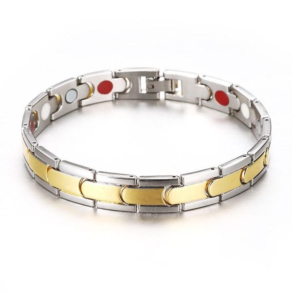 charm bracelets men women stainless steel bracelet titanium health care bangles, Golden;silver
charm bracelets men women stainless steel bracelet titanium health care bangles, Golden;silver