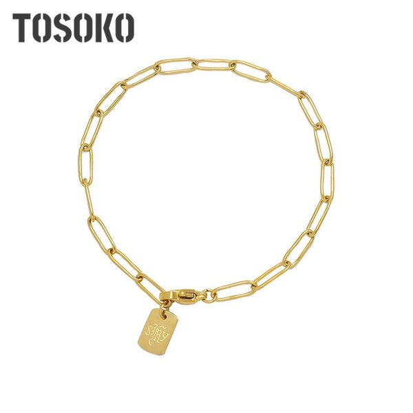 link, chain stainless steel jewelry 18 k gold letter long brand bracelet female hip hop hollow bse273, Black
link, chain stainless steel jewelry 18 k gold letter long brand bracelet female hip hop hollow bse273, Black