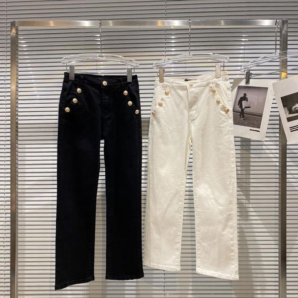 women's jeans metal buckle wide leg women 2021 autumn catwalk style loose straight, Blue
women's jeans metal buckle wide leg women 2021 autumn catwalk style loose straight, Blue