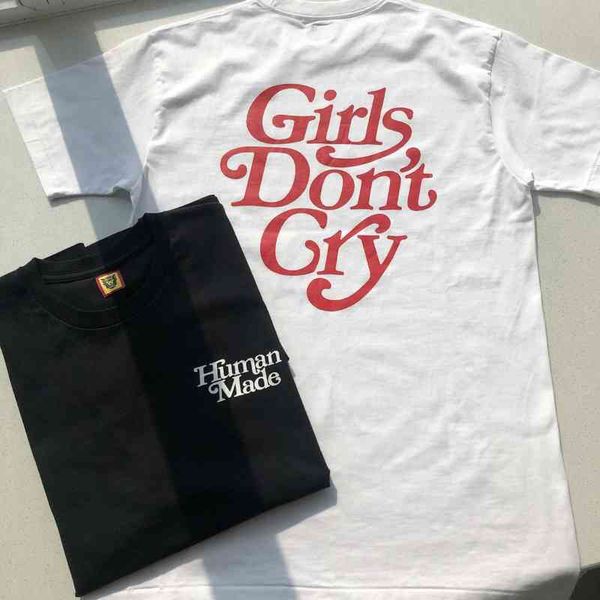 correct version of human made girls don't cry girl couple cotton cylinder short sleeve t-shirt, White
correct version of human made girls don't cry girl couple cotton cylinder short sleeve t-shirt, White