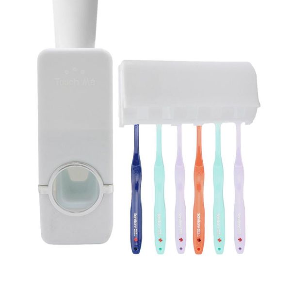 bath accessory set wall mount automatic toothpaste dispenser bathroom accessories waterproof lazy squeezer toothbrush holder
bath accessory set wall mount automatic toothpaste dispenser bathroom accessories waterproof lazy squeezer toothbrush holder