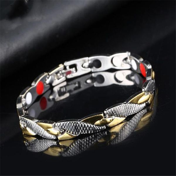 charm bracelets magnetic stainless bracelet for women twisted healthy power therapy magnets magnetite bangles men health care jewelry, Golden;silver
charm bracelets magnetic stainless bracelet for women twisted healthy power therapy magnets magnetite bangles men health care jewelry, Golden;silver