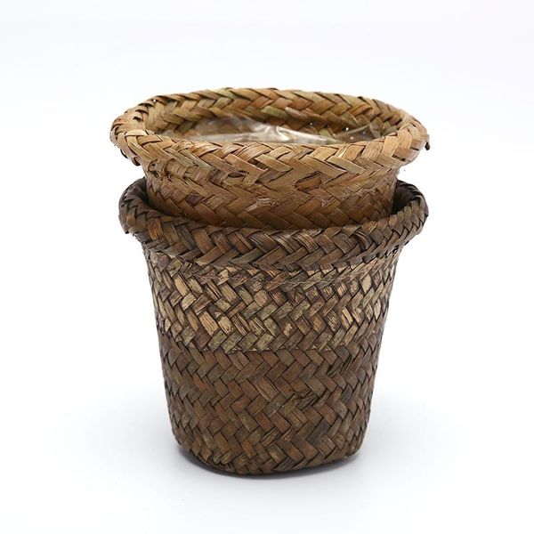 natural household woven storage pot garden flower vase hanging basket home decor planter baskets
natural household woven storage pot garden flower vase hanging basket home decor planter baskets
