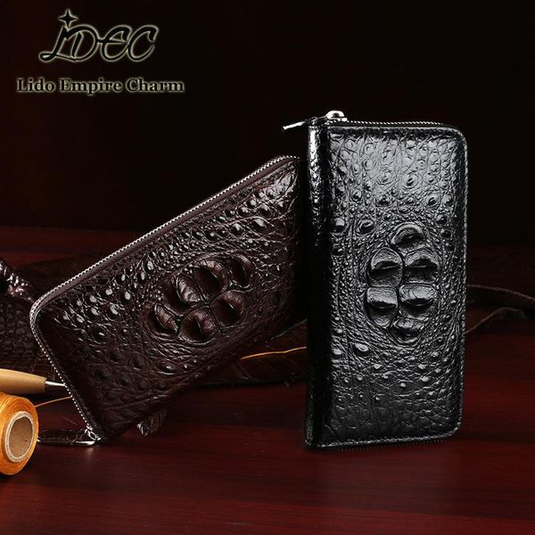 brand men luxury wallet genuine crocodile skin clutch alligator leather purse zipper minimalist wallets, Red;black
brand men luxury wallet genuine crocodile skin clutch alligator leather purse zipper minimalist wallets, Red;black