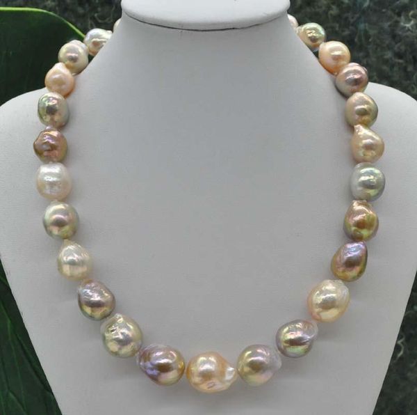 fine pearls jewelry gorgeous natural rare multicolor 18*22mm kasumi pearl necklace, Black
fine pearls jewelry gorgeous natural rare multicolor 18*22mm kasumi pearl necklace, Black