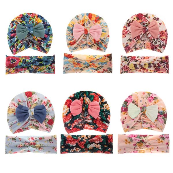 american baby headwear caps child printed two-piece set kids bows the fetus caps stretch cross hair band newborn hat zc567, Yellow
american baby headwear caps child printed two-piece set kids bows the fetus caps stretch cross hair band newborn hat zc567, Yellow