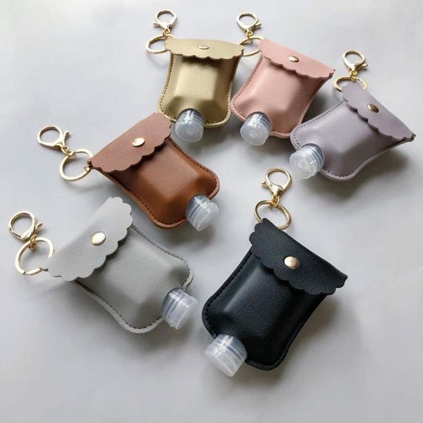 keychains zwpon hand sanitizer leather keychain holder travel bottle refillable containers 60ml flip cap reusable bottles carrier, Silver
keychains zwpon hand sanitizer leather keychain holder travel bottle refillable containers 60ml flip cap reusable bottles carrier, Silver