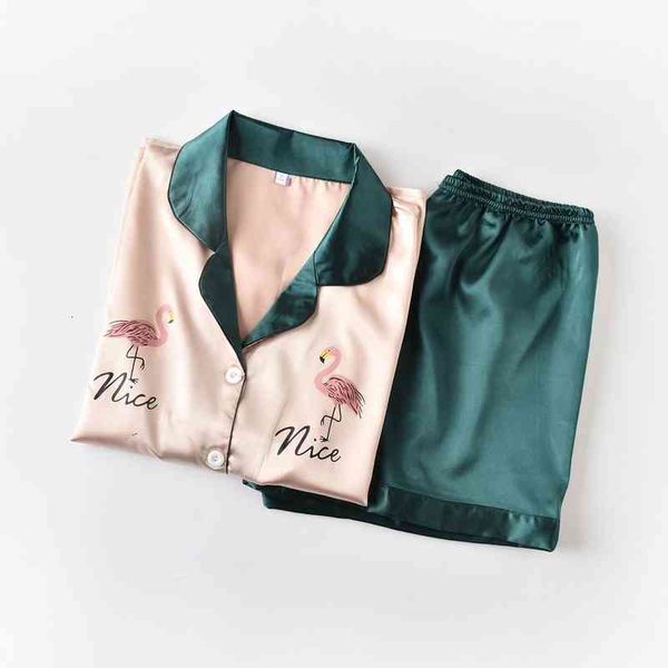 women's sleepwear flamingo pajamas homewear 2 pieces pyjamas femme pijamas sets nightie sleep wear lounge home clothes for women f, Black;red
women's sleepwear flamingo pajamas homewear 2 pieces pyjamas femme pijamas sets nightie sleep wear lounge home clothes for women f, Black;red
