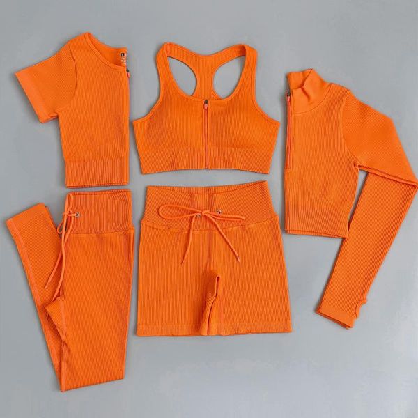 yoga outfit 5pcs women's seamless set workout sweatpants bra gym clothing drawstring high waist fitness running tights
yoga outfit 5pcs women's seamless set workout sweatpants bra gym clothing drawstring high waist fitness running tights