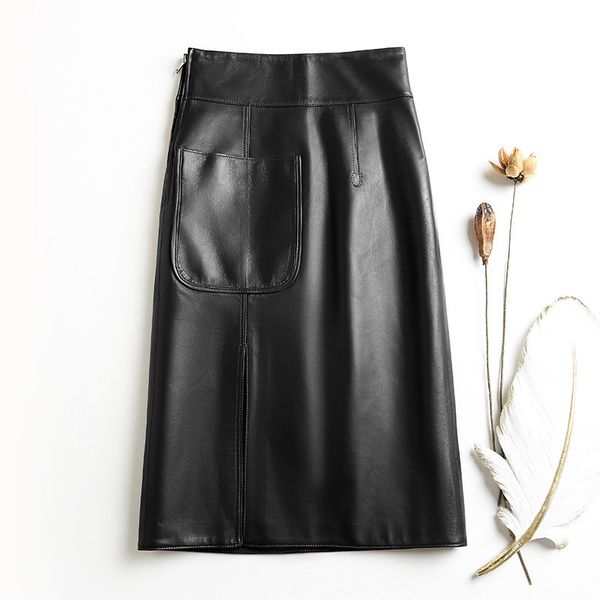 skirts female designer high-rise leather pencil skirt lamb genuine c748, Black
skirts female designer high-rise leather pencil skirt lamb genuine c748, Black