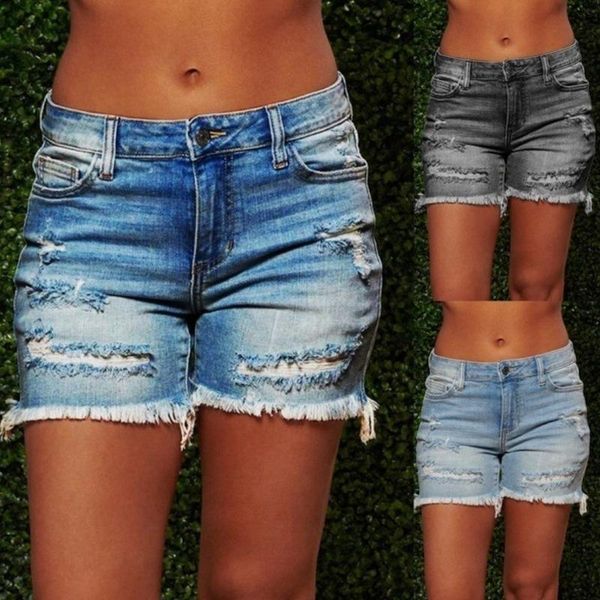 women's jeans shorts casual ripped washed distressed tassels ladies high-elastic denim straight pants, Blue
women's jeans shorts casual ripped washed distressed tassels ladies high-elastic denim straight pants, Blue