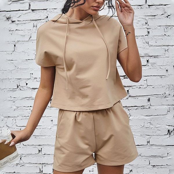 women's tracksuits casual solid shorts two piece set short sleeve hooded pullovers slim 2 women elegant outfits, Gray
women's tracksuits casual solid shorts two piece set short sleeve hooded pullovers slim 2 women elegant outfits, Gray