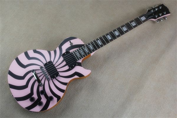 custom shop zakk wylde bullseye electric guitar pink black emg pickups mahogany body maple fingerboard quality
custom shop zakk wylde bullseye electric guitar pink black emg pickups mahogany body maple fingerboard quality