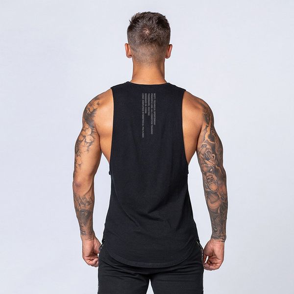 new summer men' bodybuilding stringer tank cotton sleeveless shirt workout vest gym training fitness clothing 210421, White;black
new summer men' bodybuilding stringer tank cotton sleeveless shirt workout vest gym training fitness clothing 210421, White;black