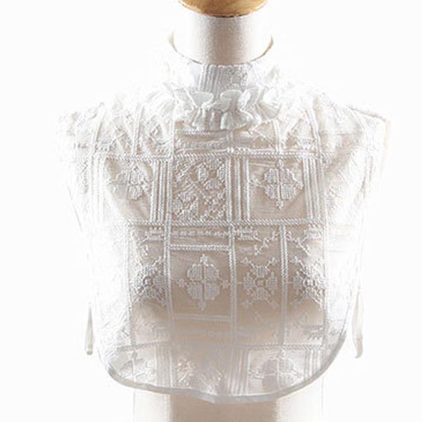 womens blouses ornaments european lace small lolita sleeveless sweater fake collar temperament retro refined wild printing decorative, White
womens blouses ornaments european lace small lolita sleeveless sweater fake collar temperament retro refined wild printing decorative, White