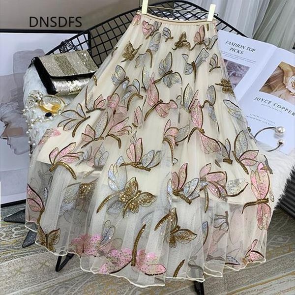embroidery floral elastic waist women skirts lolita korean fashion clothing kawaii long plus size a line mesh, Black
embroidery floral elastic waist women skirts lolita korean fashion clothing kawaii long plus size a line mesh, Black