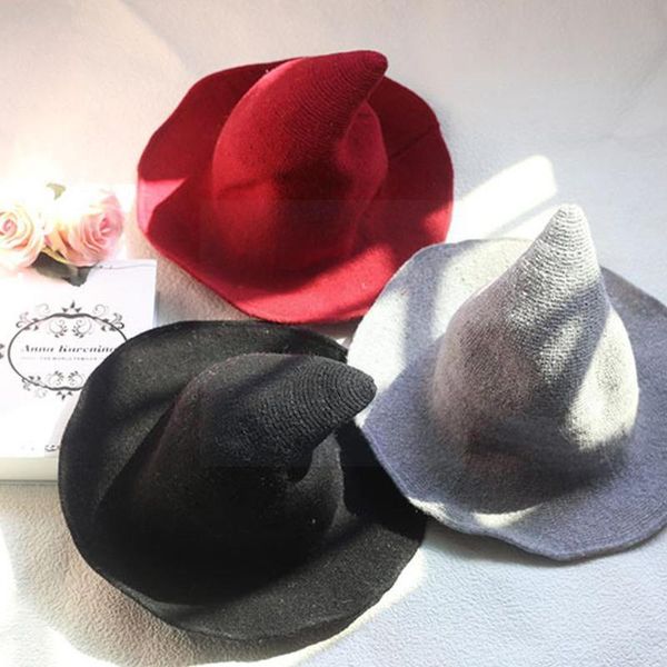 beanie/skull caps halloween modern witch hat foldable costume sharp pointed wool party felt winter warm autumn hats k3i6, Blue;gray
beanie/skull caps halloween modern witch hat foldable costume sharp pointed wool party felt winter warm autumn hats k3i6, Blue;gray