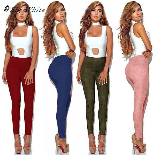 women's pants & capris women high waist faux suede leather elastic autumn winter spring skinny pencil green elegant fitness, Black;white
women's pants & capris women high waist faux suede leather elastic autumn winter spring skinny pencil green elegant fitness, Black;white