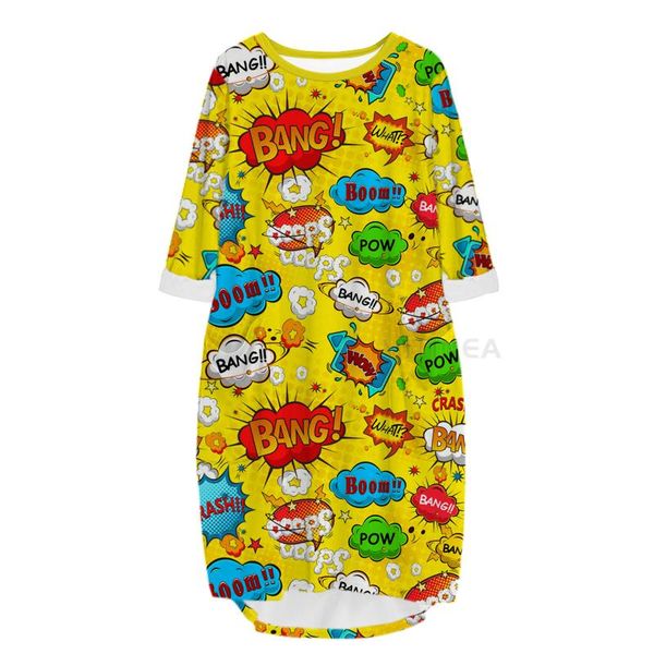 casual dresses fashion 3d print long sundresses bang art pocket loose robe summer dress for women, Black;gray
casual dresses fashion 3d print long sundresses bang art pocket loose robe summer dress for women, Black;gray