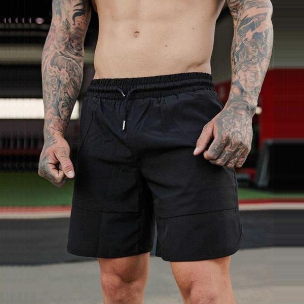 brand mens training gym shorts men sports casual fitness clothing workout running quick drying compression slim fit, Black;blue
brand mens training gym shorts men sports casual fitness clothing workout running quick drying compression slim fit, Black;blue