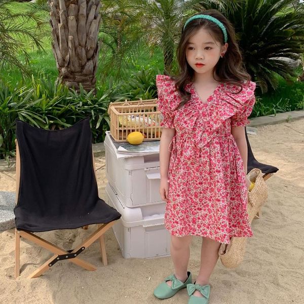 summer arrival girls fashion floral dress kids cotton dresses girl's, Red;yellow
summer arrival girls fashion floral dress kids cotton dresses girl's, Red;yellow