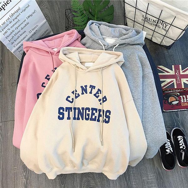 large size hoodies women leisure letter printed hooded autumn & winter womens pullover soft warm korean style ladies sweatshirts gym clothin, White;black
large size hoodies women leisure letter printed hooded autumn & winter womens pullover soft warm korean style ladies sweatshirts gym clothin, White;black