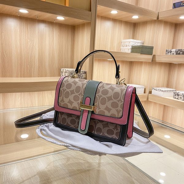 luxury handbags women's 2021 new fashion color contrast chain portable small square bag versatile leisure one shoulder messenger bag fa
luxury handbags women's 2021 new fashion color contrast chain portable small square bag versatile leisure one shoulder messenger bag fa