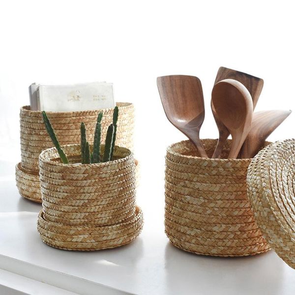 storage baskets handmade straw woven basket with lid snack organizer box laundry rattan flower baske
storage baskets handmade straw woven basket with lid snack organizer box laundry rattan flower baske