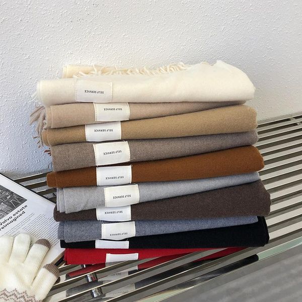 scarves &dolphin women winter solid color scarf imitation cashmere soft brown white warm knitted woolen ins neck pashmina big shawl, Blue;gray
scarves &dolphin women winter solid color scarf imitation cashmere soft brown white warm knitted woolen ins neck pashmina big shawl, Blue;gray