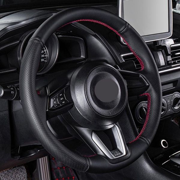 steering wheel covers car cover customized non-slip black genuine leather for 3 axela 2021-2021 6 atenza cx-3 cx-5 cx-9
steering wheel covers car cover customized non-slip black genuine leather for 3 axela 2021-2021 6 atenza cx-3 cx-5 cx-9