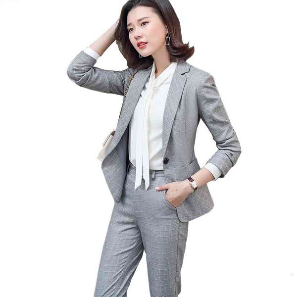 women's two piece pants women ol office lady plaid pant suit dark gray black business interview work wear set female blazer 2 c6dg, White
women's two piece pants women ol office lady plaid pant suit dark gray black business interview work wear set female blazer 2 c6dg, White