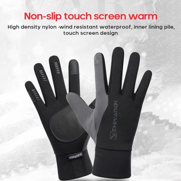 winter full finger warm gloves touch screen outdoor men's and women's sports glove windproof riding plus velvet ski hands cover cy, Black
winter full finger warm gloves touch screen outdoor men's and women's sports glove windproof riding plus velvet ski hands cover cy, Black