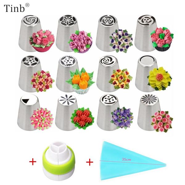 baking & pastry tools c-stainless steel 14pc/set russian tulip icing piping nozzles flower cream tips bag cupcake cake decorating
baking & pastry tools c-stainless steel 14pc/set russian tulip icing piping nozzles flower cream tips bag cupcake cake decorating
