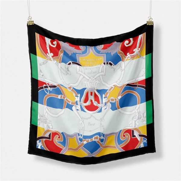 scarves 53cm design chain print women scarf 2021 fashion brand silk hair square hijab neckerchief for ladies bandana, Blue;gray
scarves 53cm design chain print women scarf 2021 fashion brand silk hair square hijab neckerchief for ladies bandana, Blue;gray