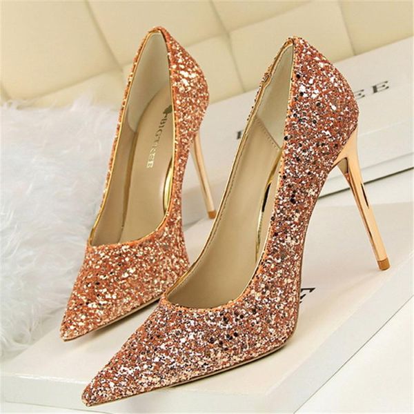 fashion high-heeled shoes shallow mouth pointed sparkle sequins thin nightclub banquet women's dress, Black
fashion high-heeled shoes shallow mouth pointed sparkle sequins thin nightclub banquet women's dress, Black