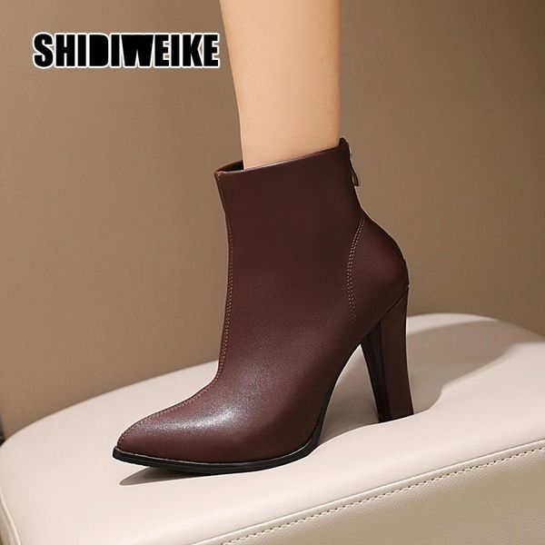 boots ankle high heels women pointed toe footwear zip female booties pu shoes woman autumn winter 2021 fashion v624, Black
boots ankle high heels women pointed toe footwear zip female booties pu shoes woman autumn winter 2021 fashion v624, Black
